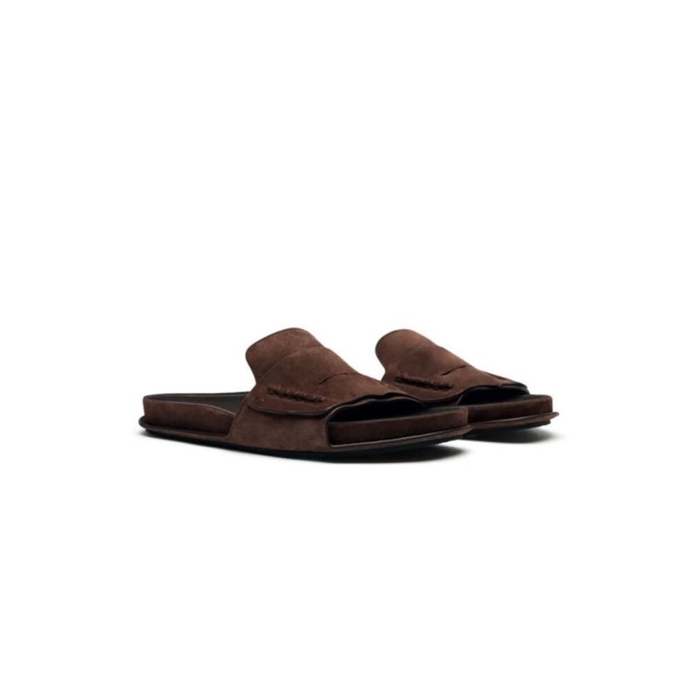 ISO: Jacquemus Mocassin suede slides
